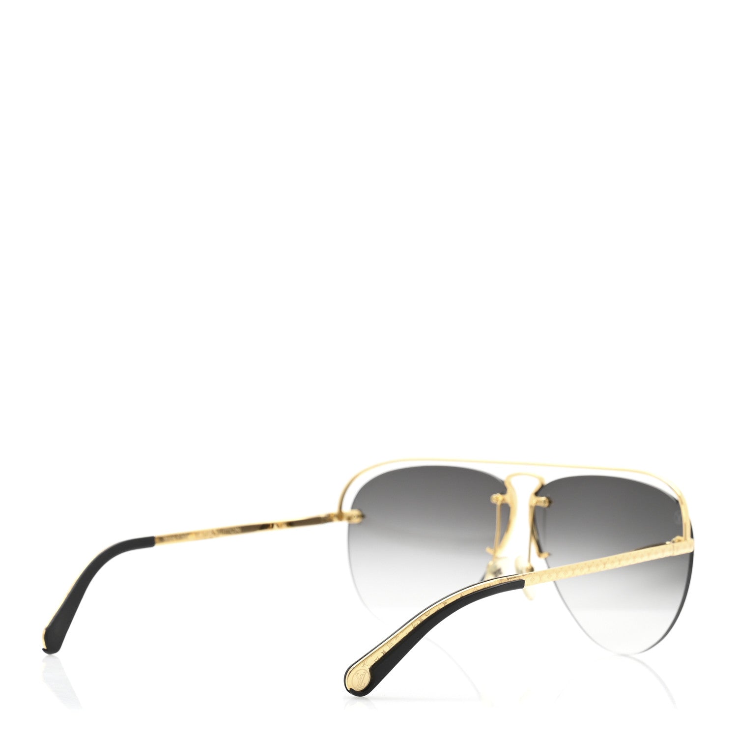 Louis Vuitton Grease Mask Sunglasses Z1045W Gold 4 of 9