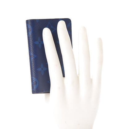 Louis Vuitton Monogram Taiga Pocket Organizer Cobalt 2 of 8