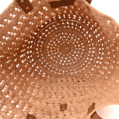 Saint Laurent Raffia Calfskin Medium Panier Tote Naturel 5 of 10