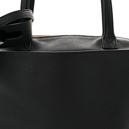 Balenciaga Grained Calfskin Medium Carrie Bowling Bag Black 7 of 9