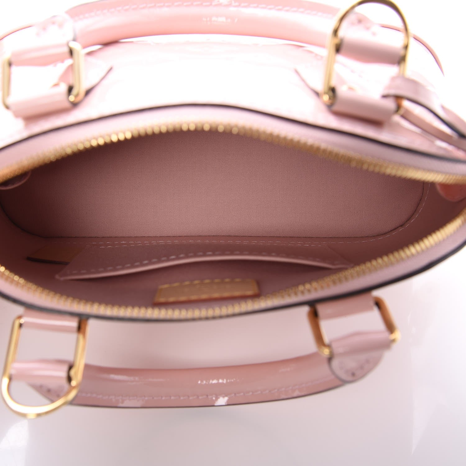 Louis Vuitton Vernis Alma BB Rose Ballerine 5 of 8