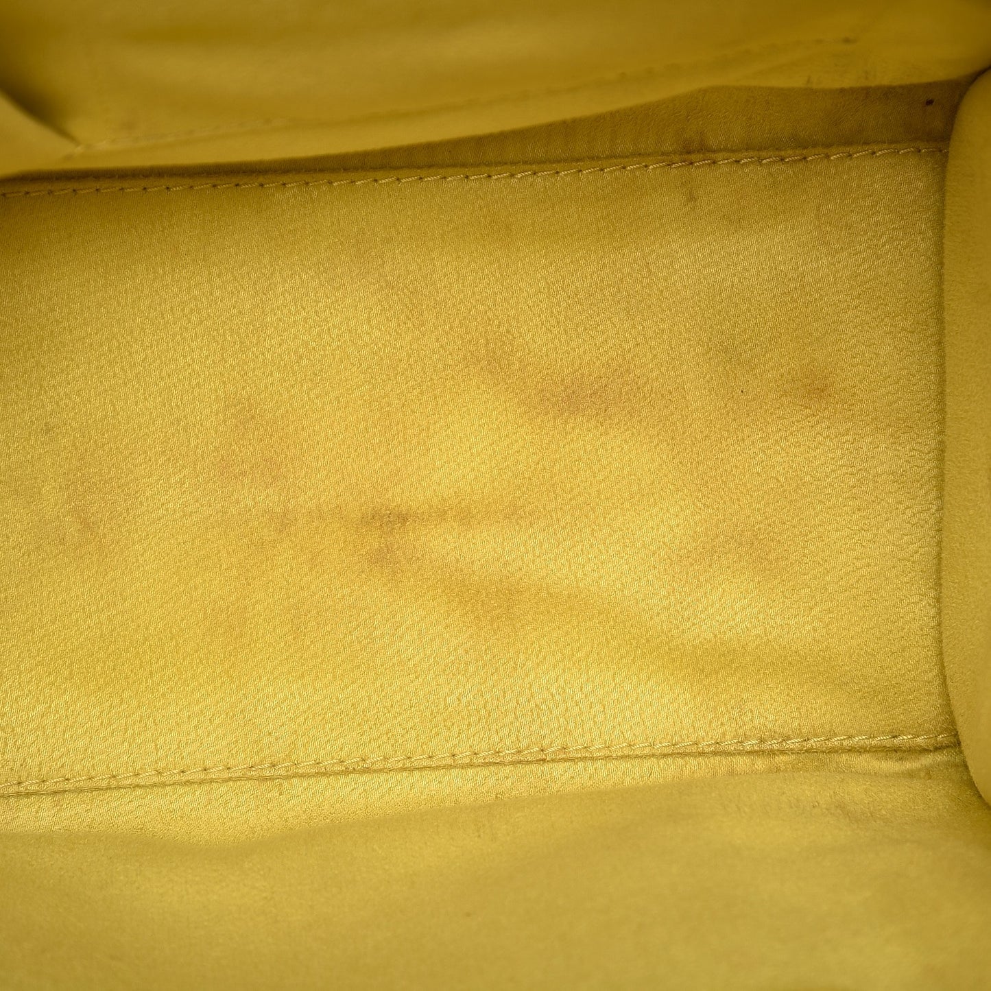 Drummed Calfskin Micro Luggage Citron