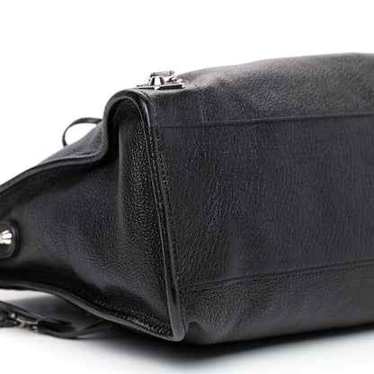 Balenciaga Chevre Silver Metallic Edge Hardware City Black 8 of 9