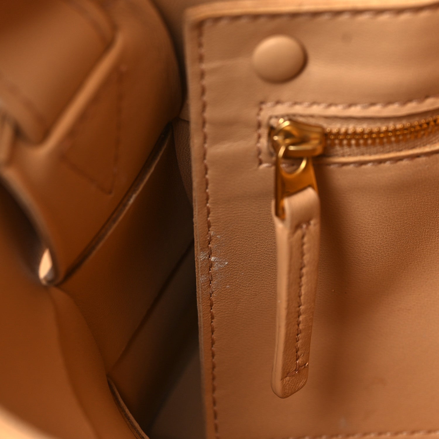 Bottega Veneta Lambskin Maxi Intrecciato Cassette Crossbody Bag Almond 9 of 15
