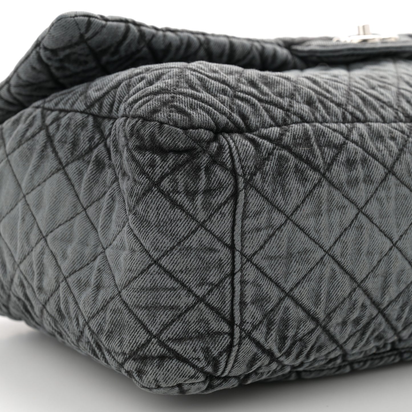 Denim Quilted Denimpression XXL Flap Grey Black