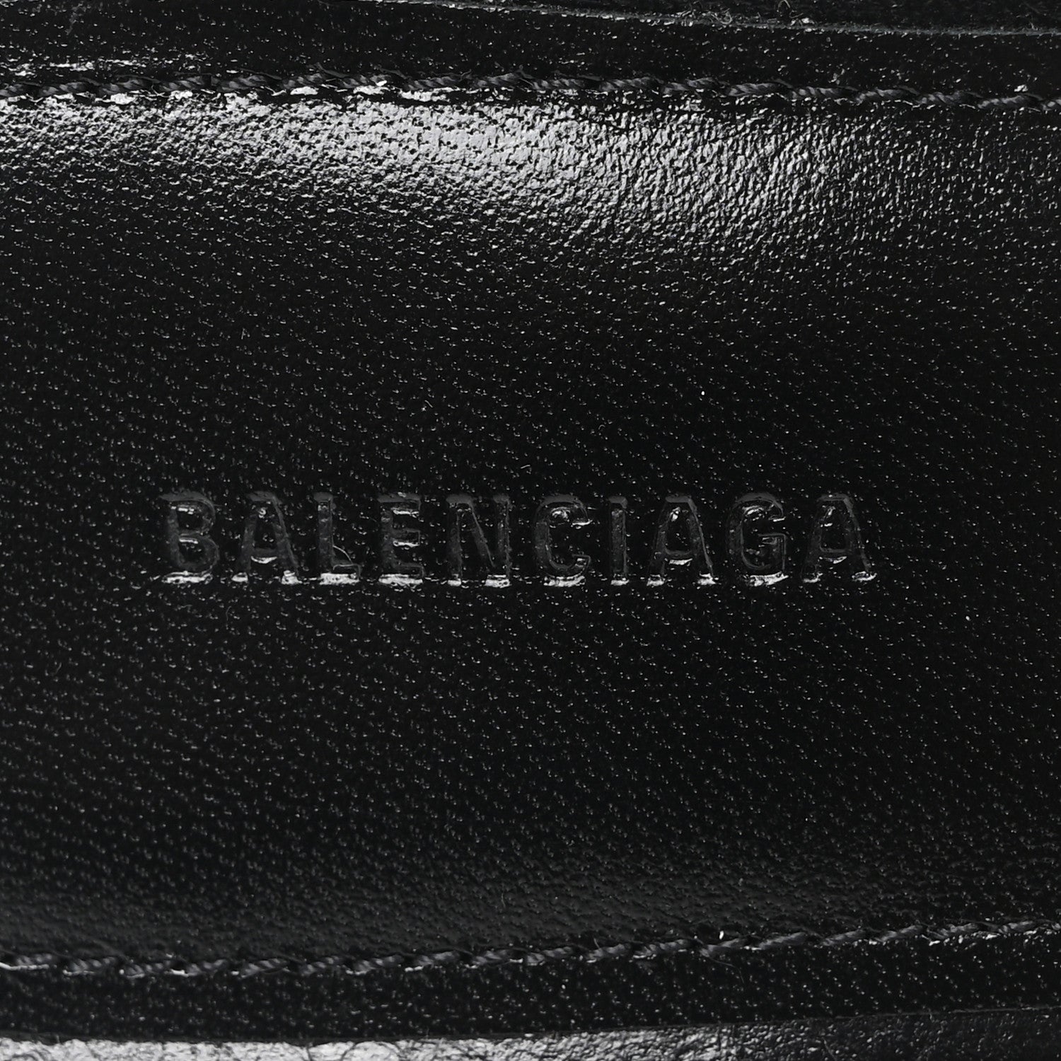Balenciaga Agneau Arena Cagole 50mm Slide Sandals 37 Black 8 of 10