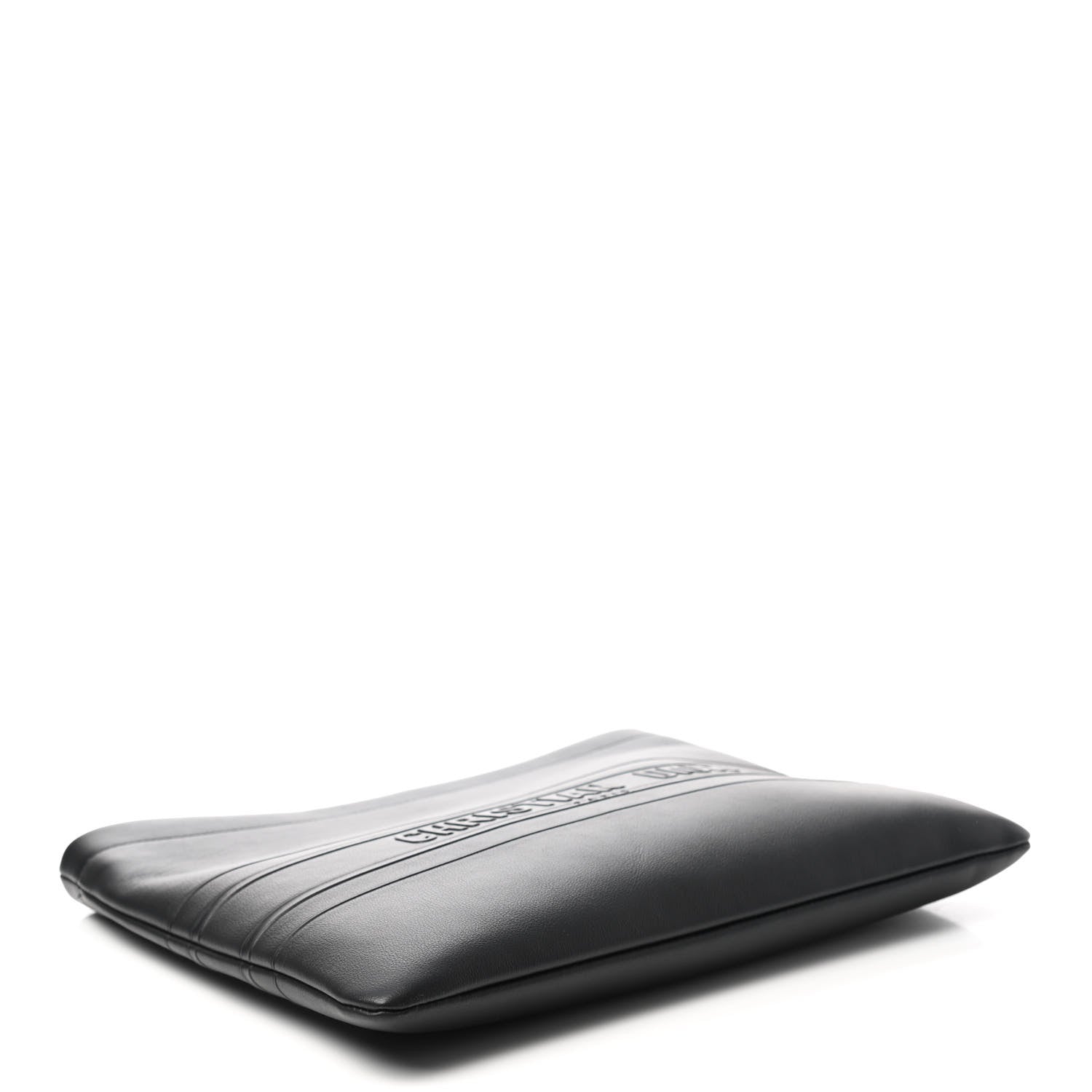 Christian Dior Calfskin Medium Diordouble Zip Pouch Black 4 of 8