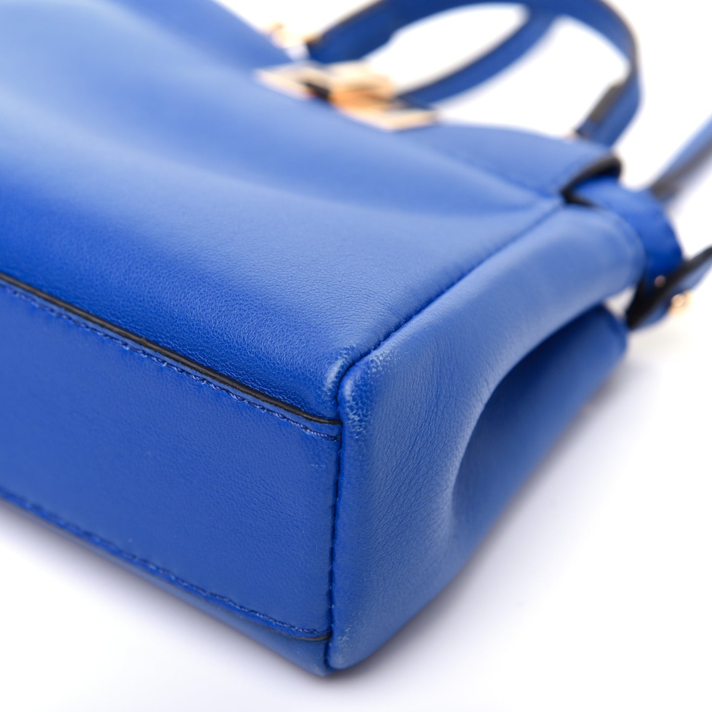 Nappa Micro Peekaboo Iconic Satchel Bluette