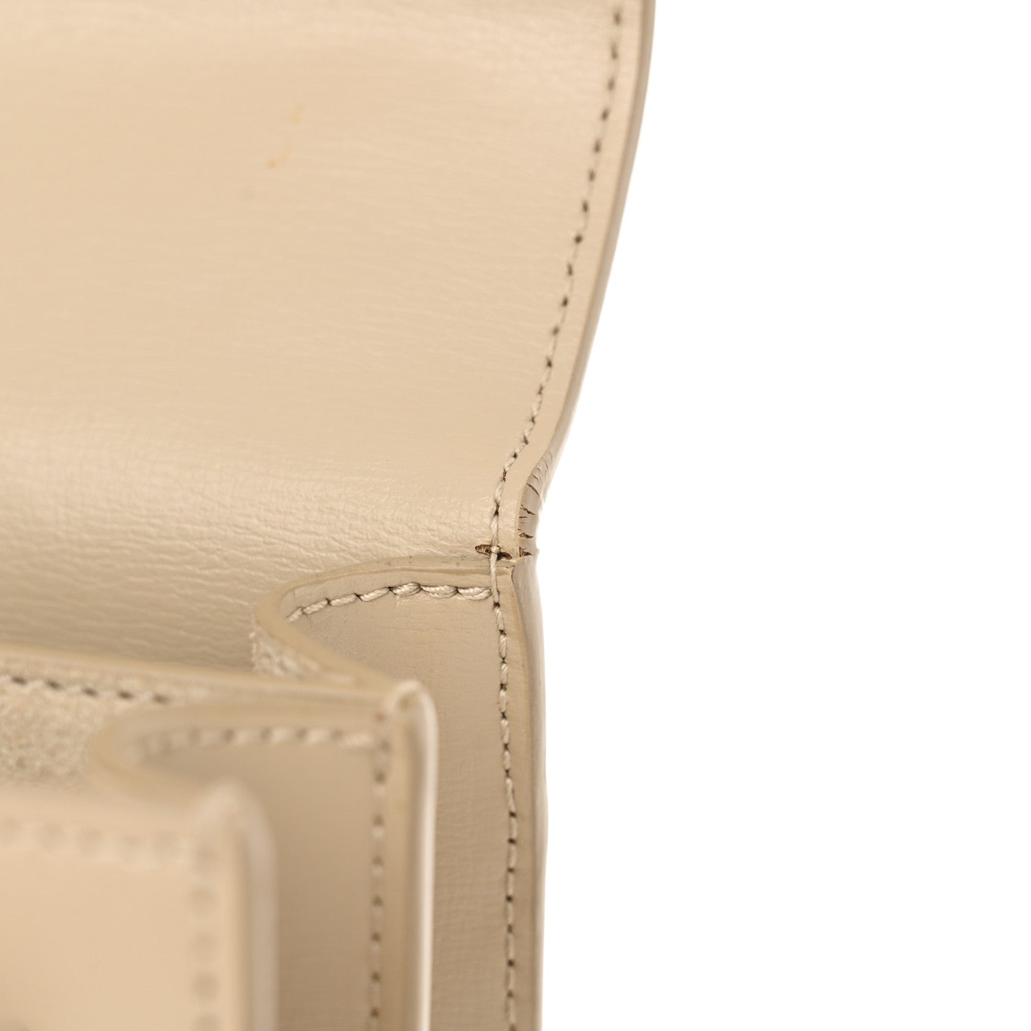 Saint Laurent Suede Calfskin Medium Monogram Sunset Dark Beige 12 of 16