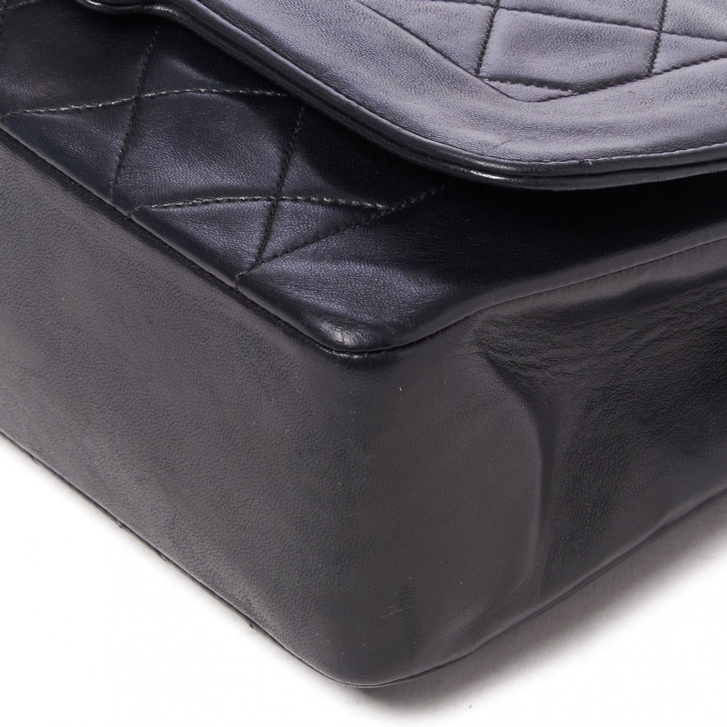 Chanel Lambskin Quilted Medium Single Flap Black 4 of 9