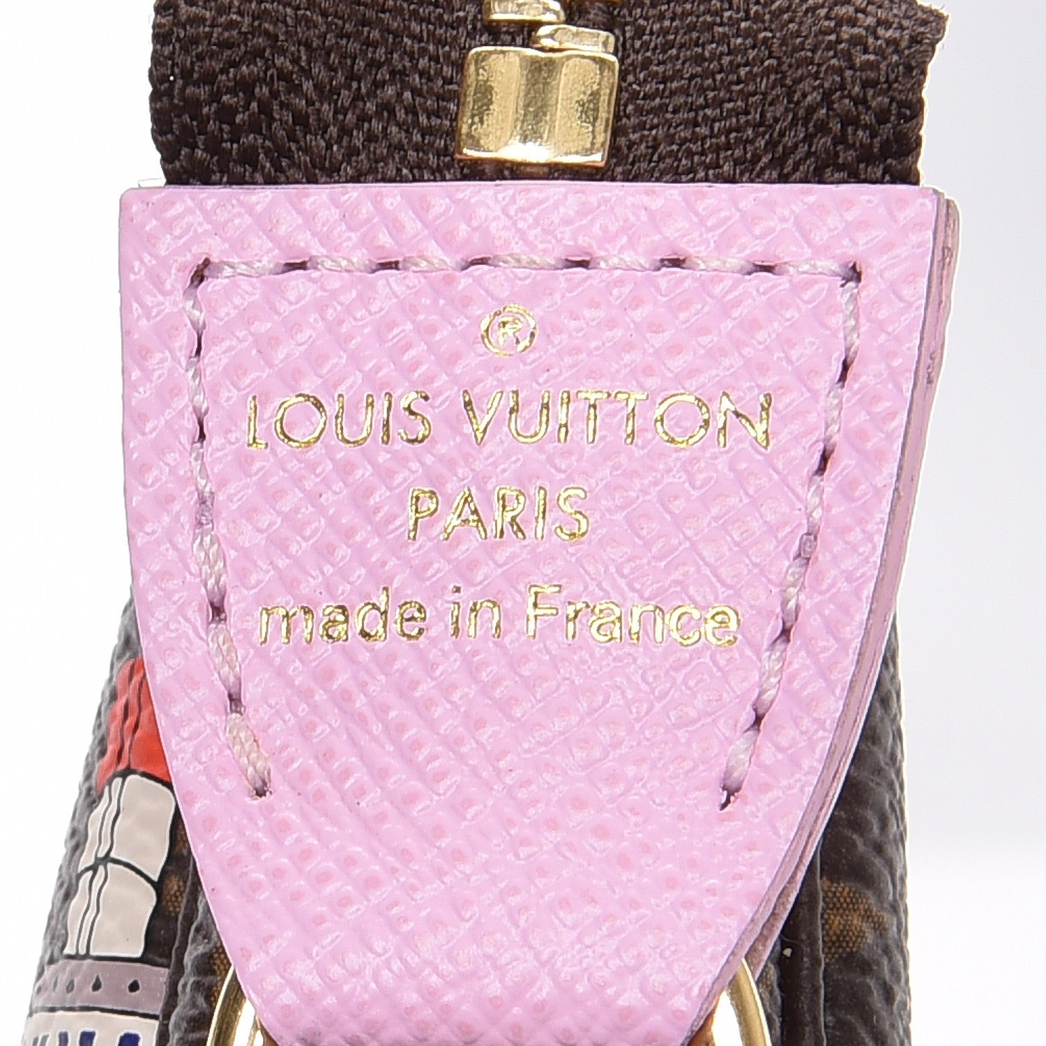 Louis Vuitton Monogram 2016 Christmas Animation Mini Pochette Accessories Rose Ballerine 5 of 7