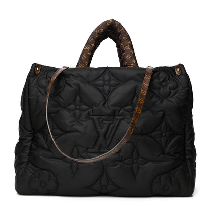 Louis Vuitton Econyl Monogram Pillow Giant Onthego GM Black 1 of 9