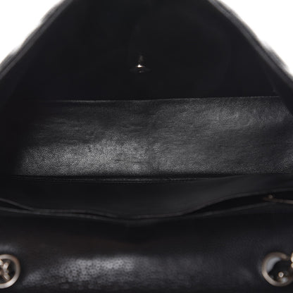 Chanel Caviar Quilted Jumbo Single Flap Black 5 of 7