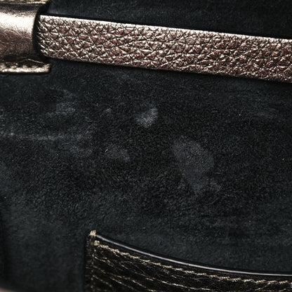 Valentino Garavani Metallic Pebbled Calfskin Medium Rockstud Flip Lock Crossbody Bag Sasso 7 of 12