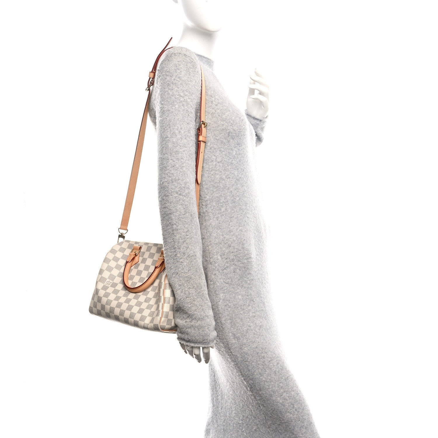 Louis Vuitton Damier Azur Speedy Bandouliere 25 2 of 10