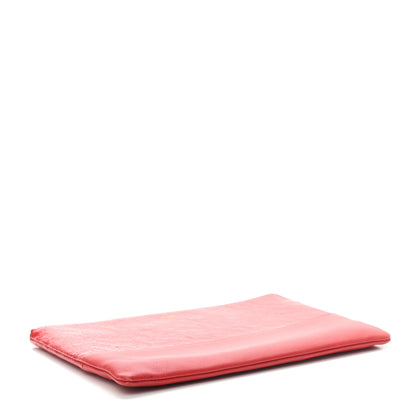 Celine Laminated Lambskin Solo Clutch Pouch Red 4 of 8