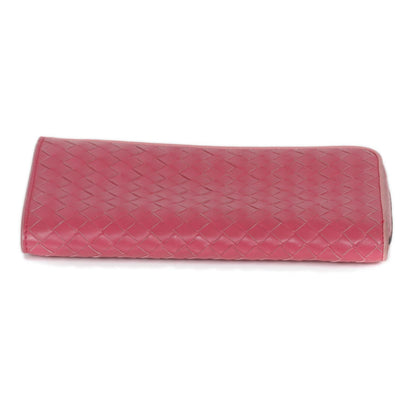 Bottega Veneta Nappa Intrecciato Zip Around Wallet Petal Pink 3 of 11