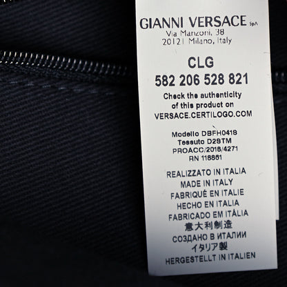 Versace Nylon Print Backpack Black Multicolor 7 of 12