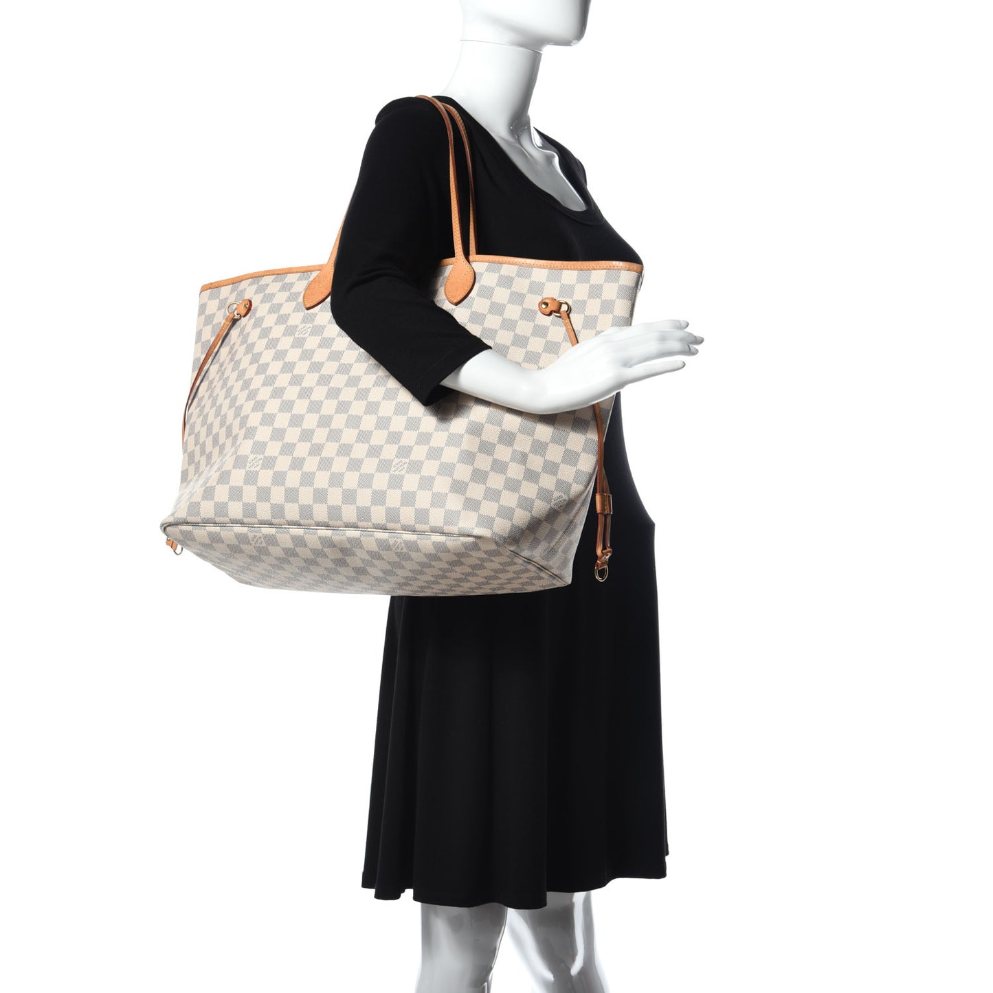 Damier Azur Neo Neverfull GM Rose Ballerine