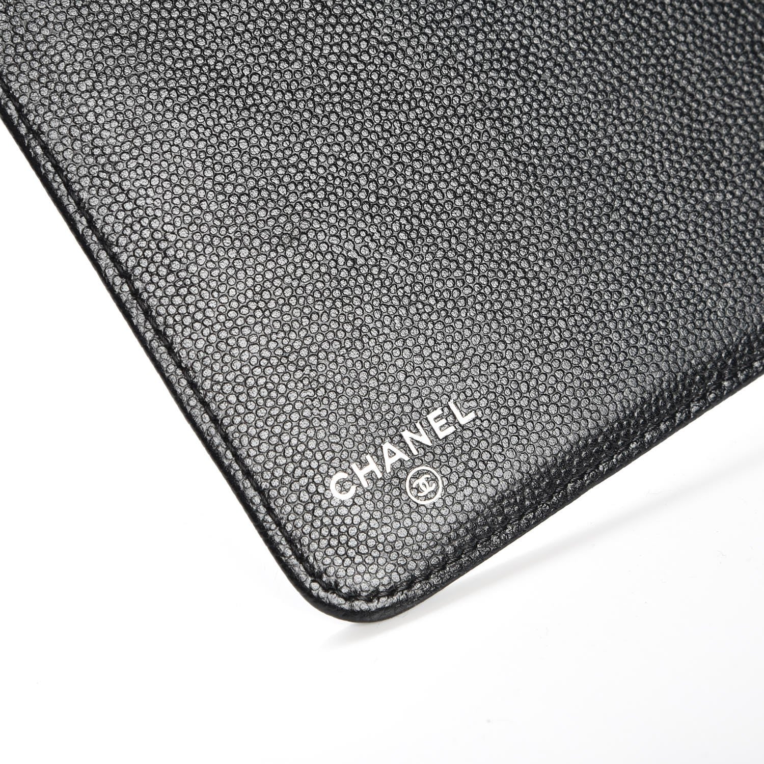 Chanel Caviar Sevruga iPad Case Black 6 of 7