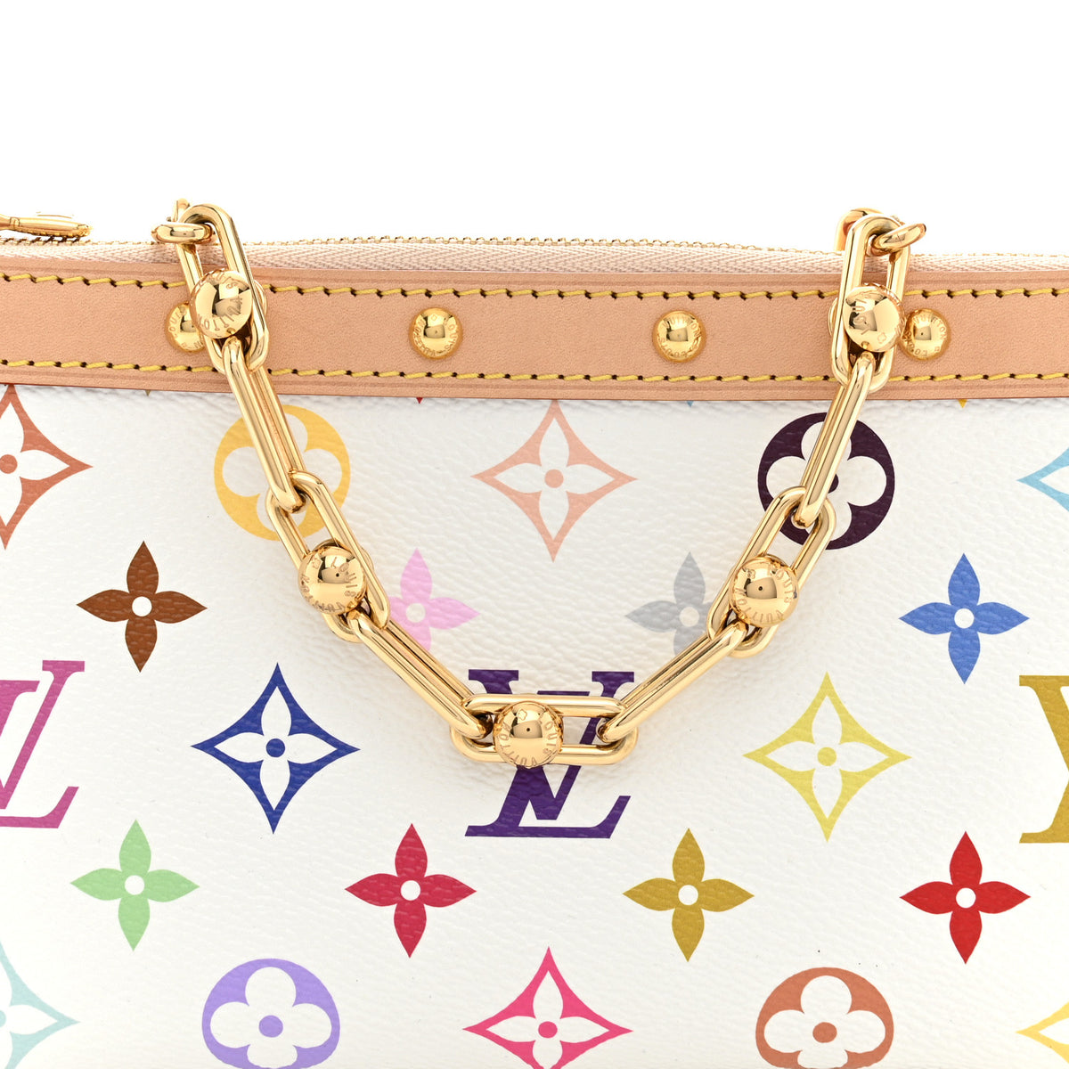 Louis Vuitton LV X TM Monogram Multicolor Pochette Accessories White 7 of 10