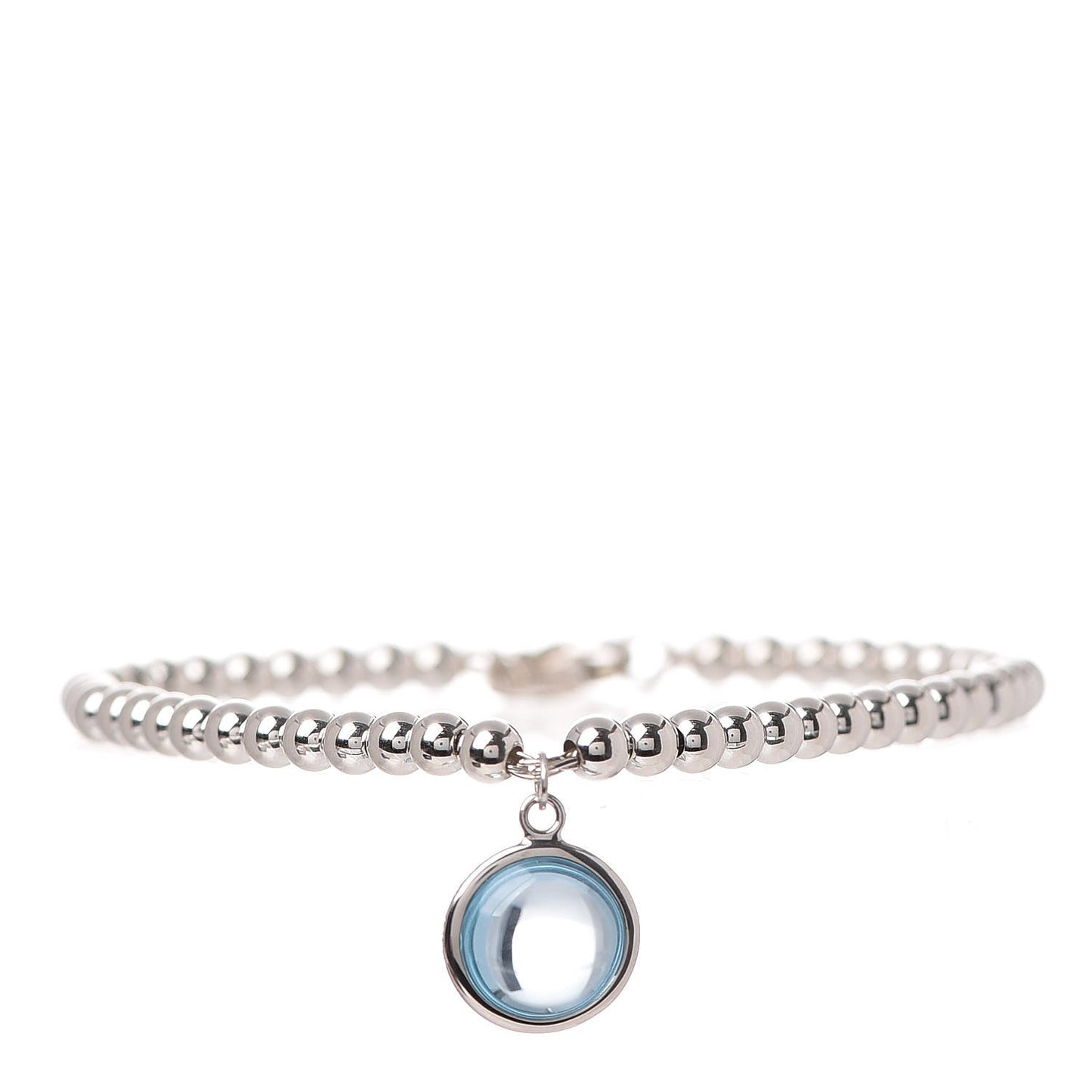 Sterling Silver Blue Topaz Paloma's Sugar Stacks Beaded Bracelet