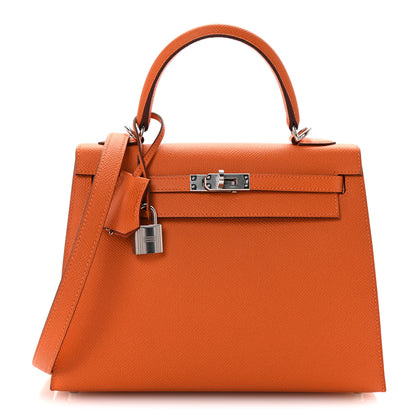 Hermes Epsom Kelly Sellier 25 Abricot 1 of 10