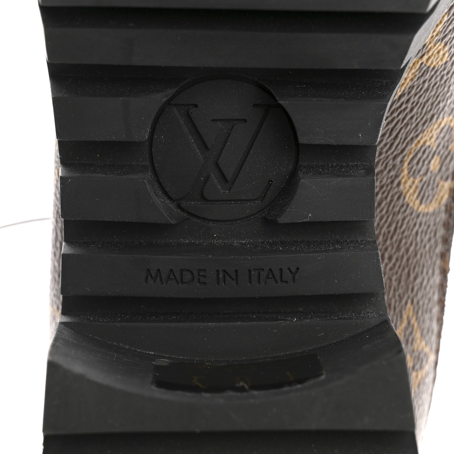Louis Vuitton Suede Calfskin Monogram Laureate Platform Desert Boots 41 Black 8 of 10