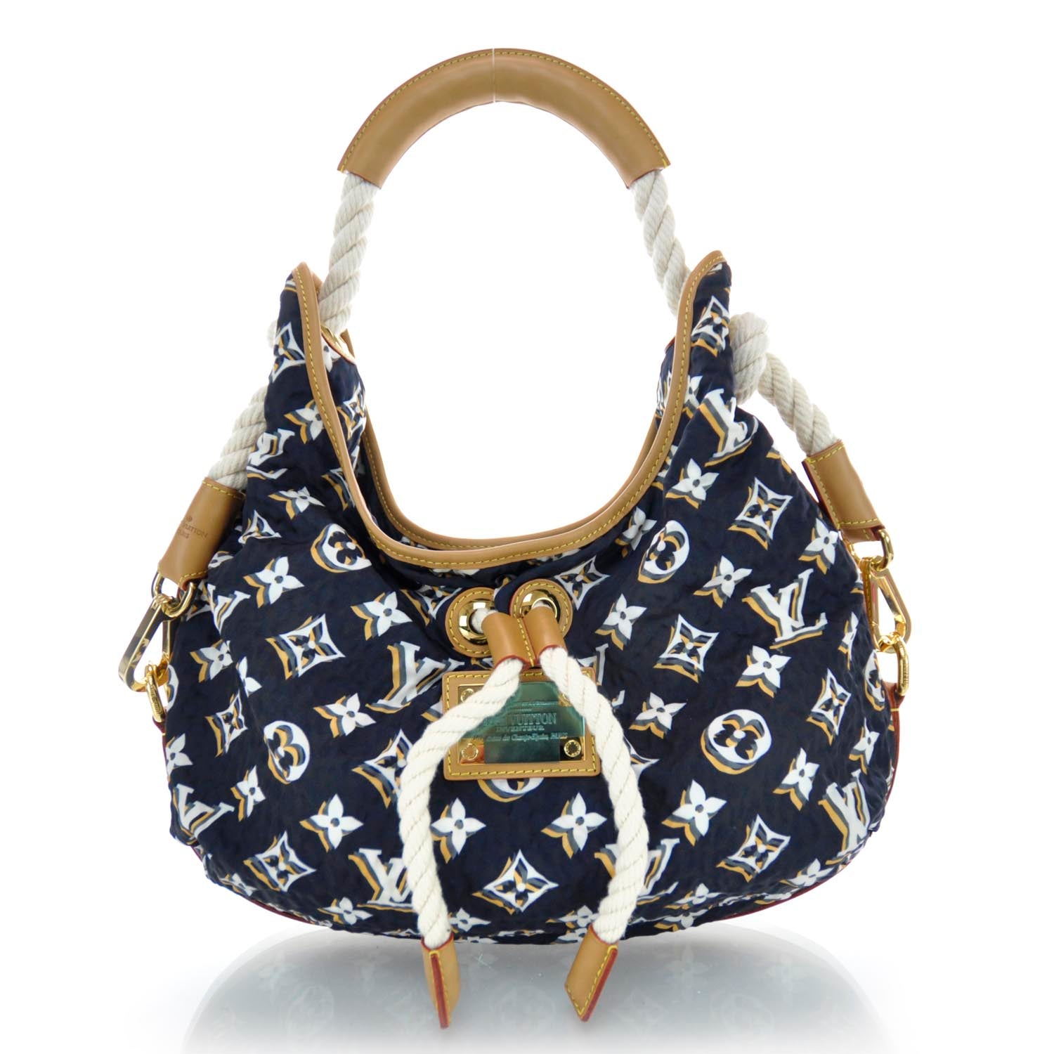 Louis Vuitton Canvas Monogram Cruise Bulles MM Navy 1 of 8