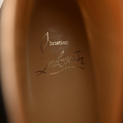 Christian Louboutin Calfskin Chain Flat Chelsea Boots 40 Testa Di Moro Bronze 6 of 11