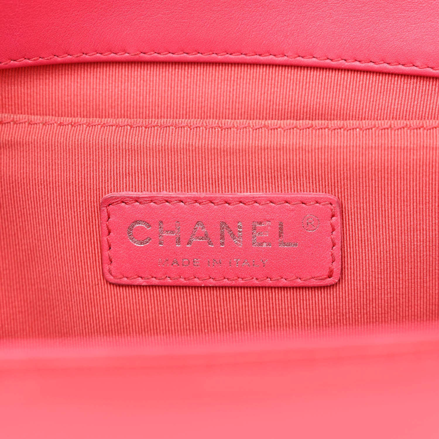 Chanel Patent Calfskin Enamel Quilted Medium Boy Flap Dark Pink 6 of 10