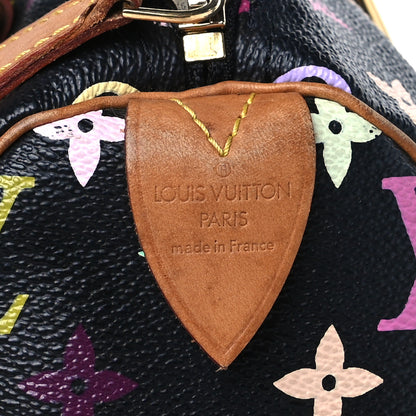 Louis Vuitton Monogram Multicolor Speedy 30 Black 6 of 9