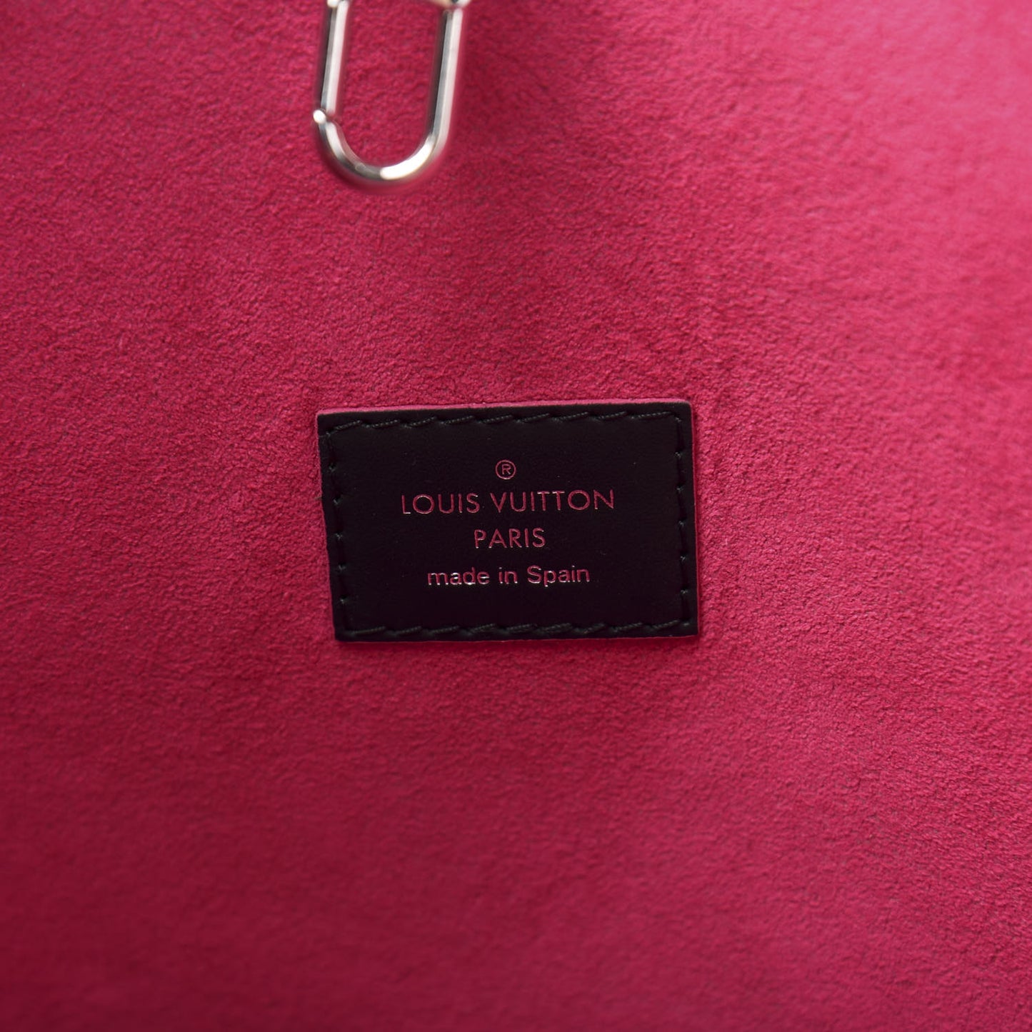 Epi Neverfull MM Black Hot Pink