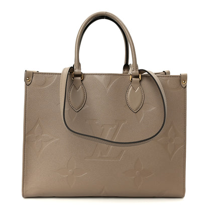 Louis Vuitton Empreinte Monogram Giant Onthego MM Tourterelle 1 of 8