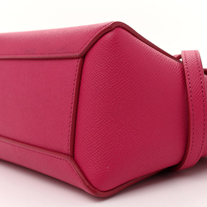 Celine Grained Calfskin Nano Belt Bag Raspberry 10 of 12