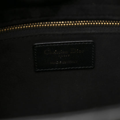 Christian Dior Lambskin Cannage Large Lady Dior Black 6 of 11