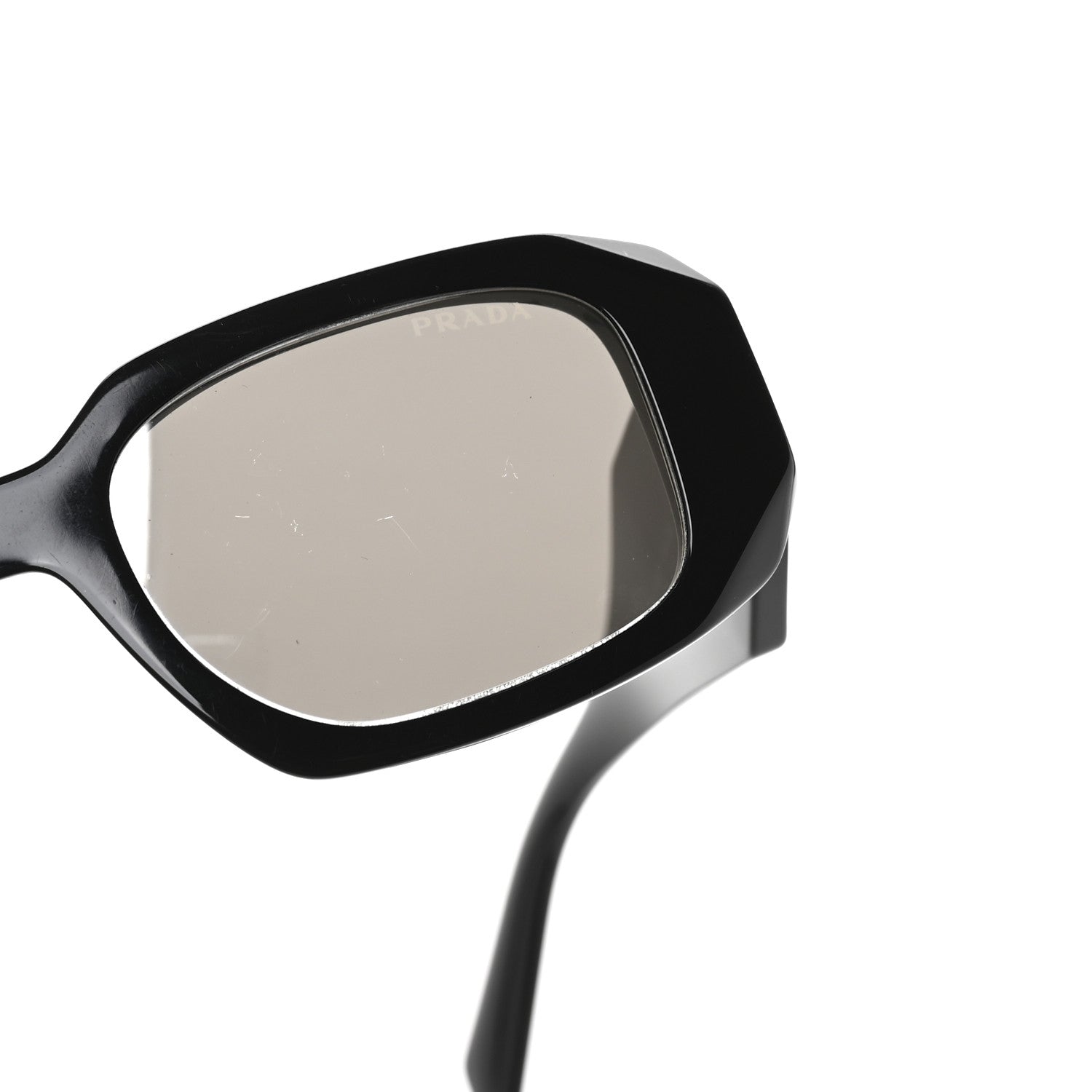 Prada Acetate Symbole Sunglasses SPR 17W Black 8 of 8