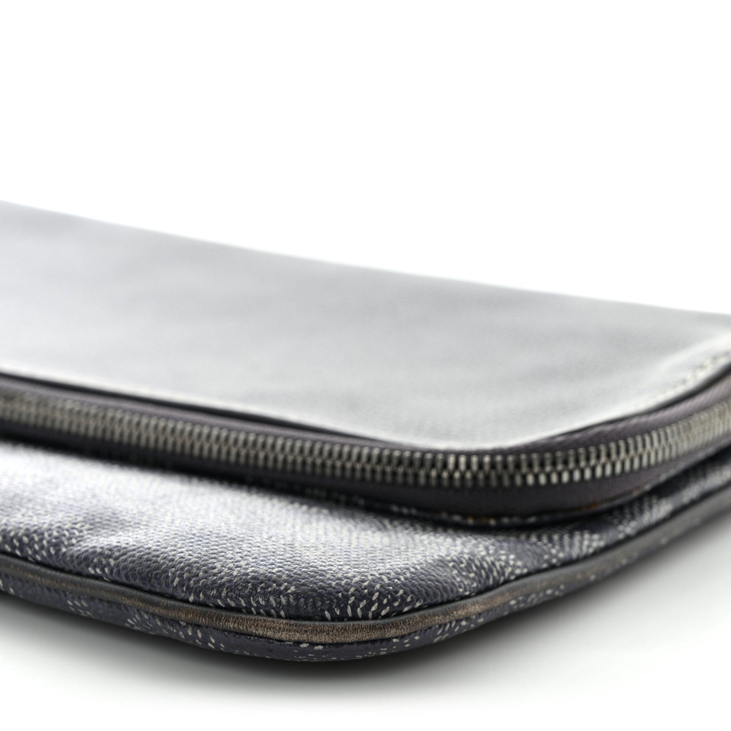 Goyardine Sainte Marie Soft Clutch Grey