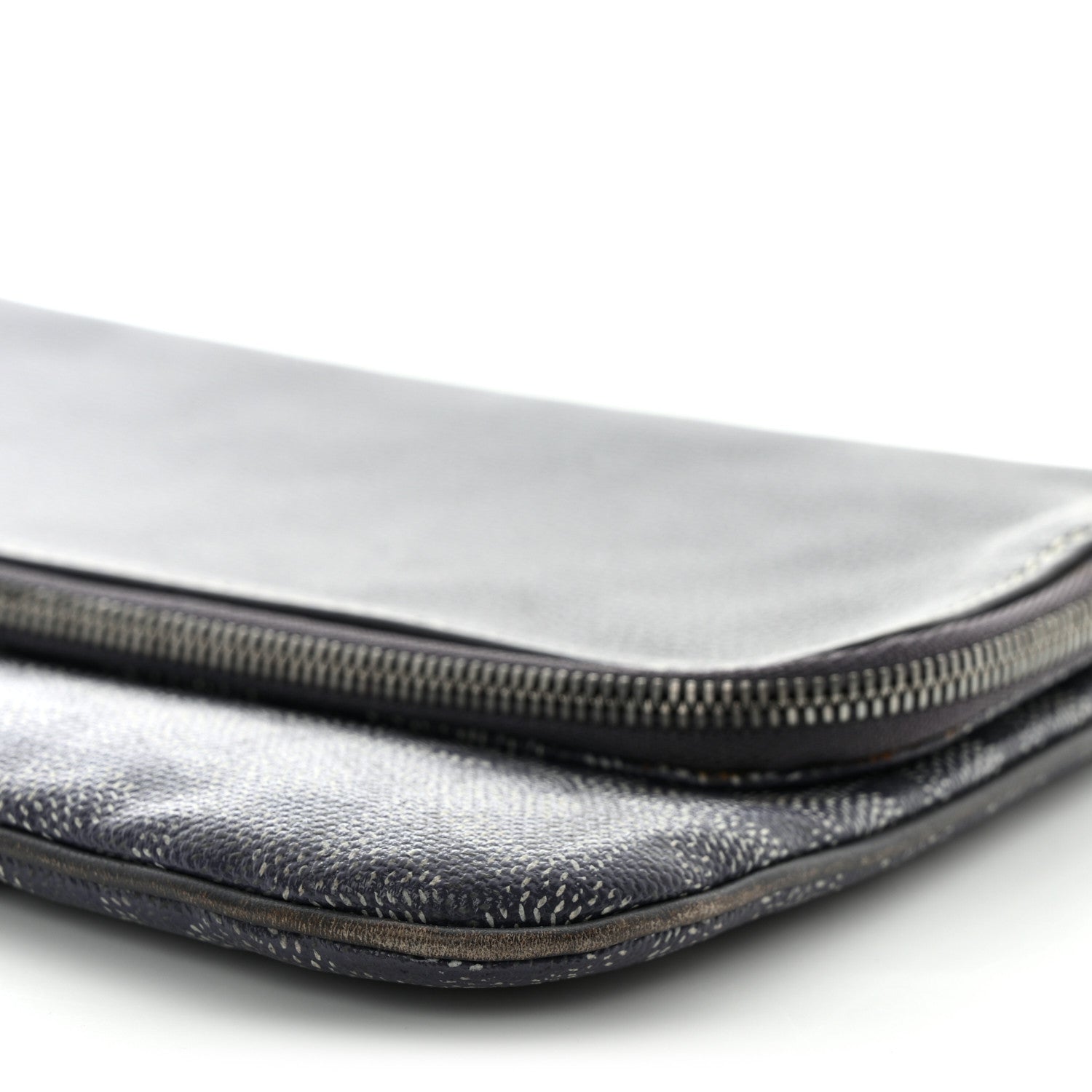 Goyard Goyardine Sainte Marie Soft Clutch Grey 10 of 13