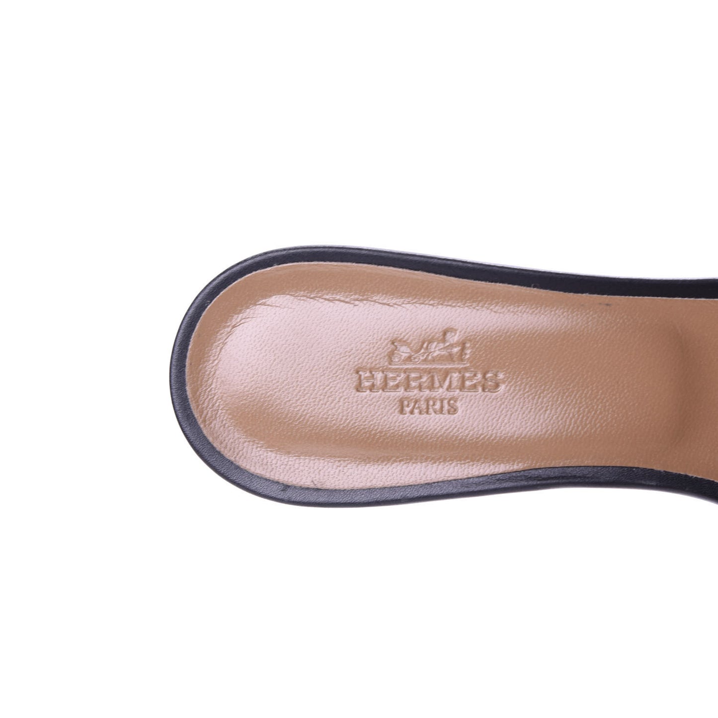 Calfskin Oasis Sandals 37.5 Black