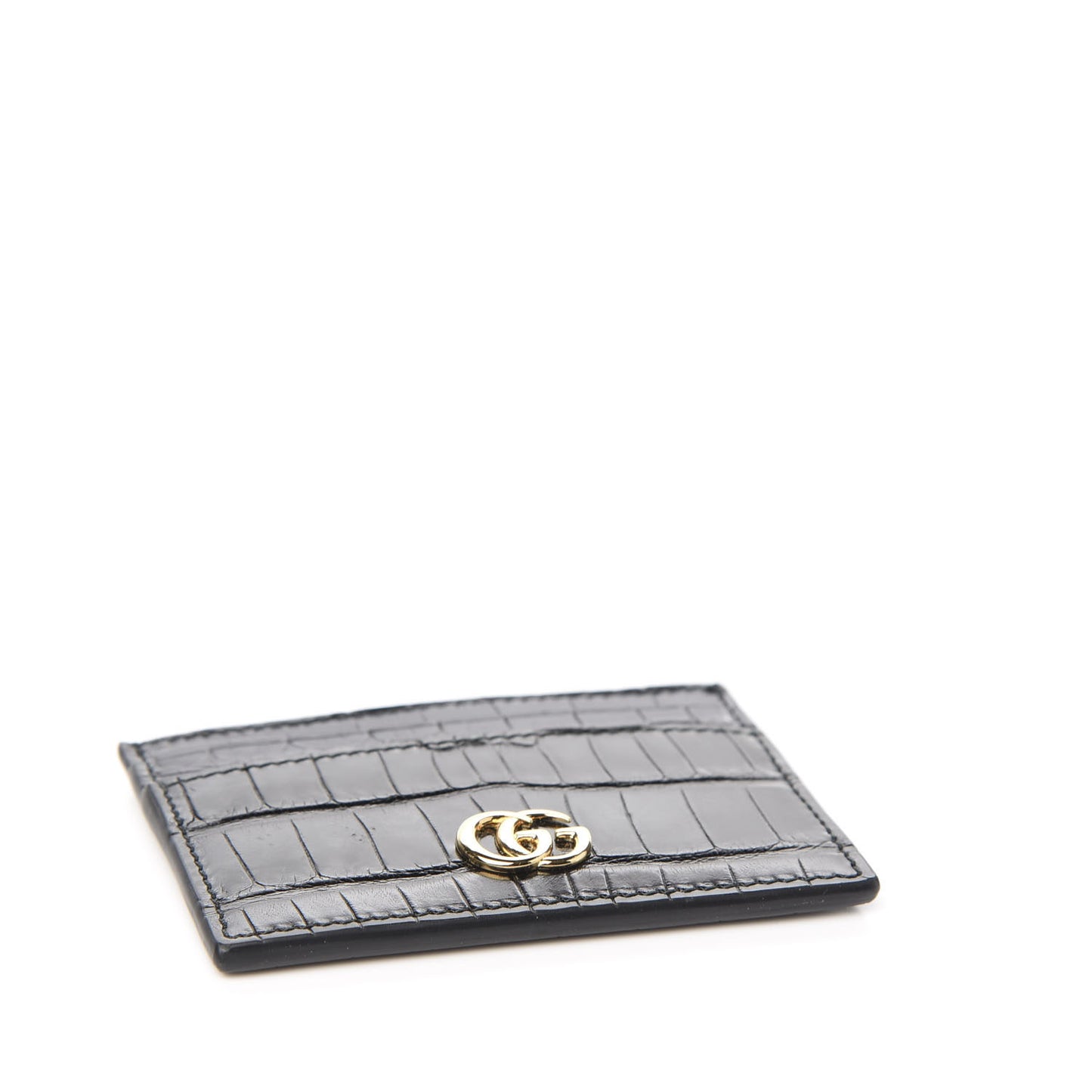 Alligator GG Marmont Card Holder Black