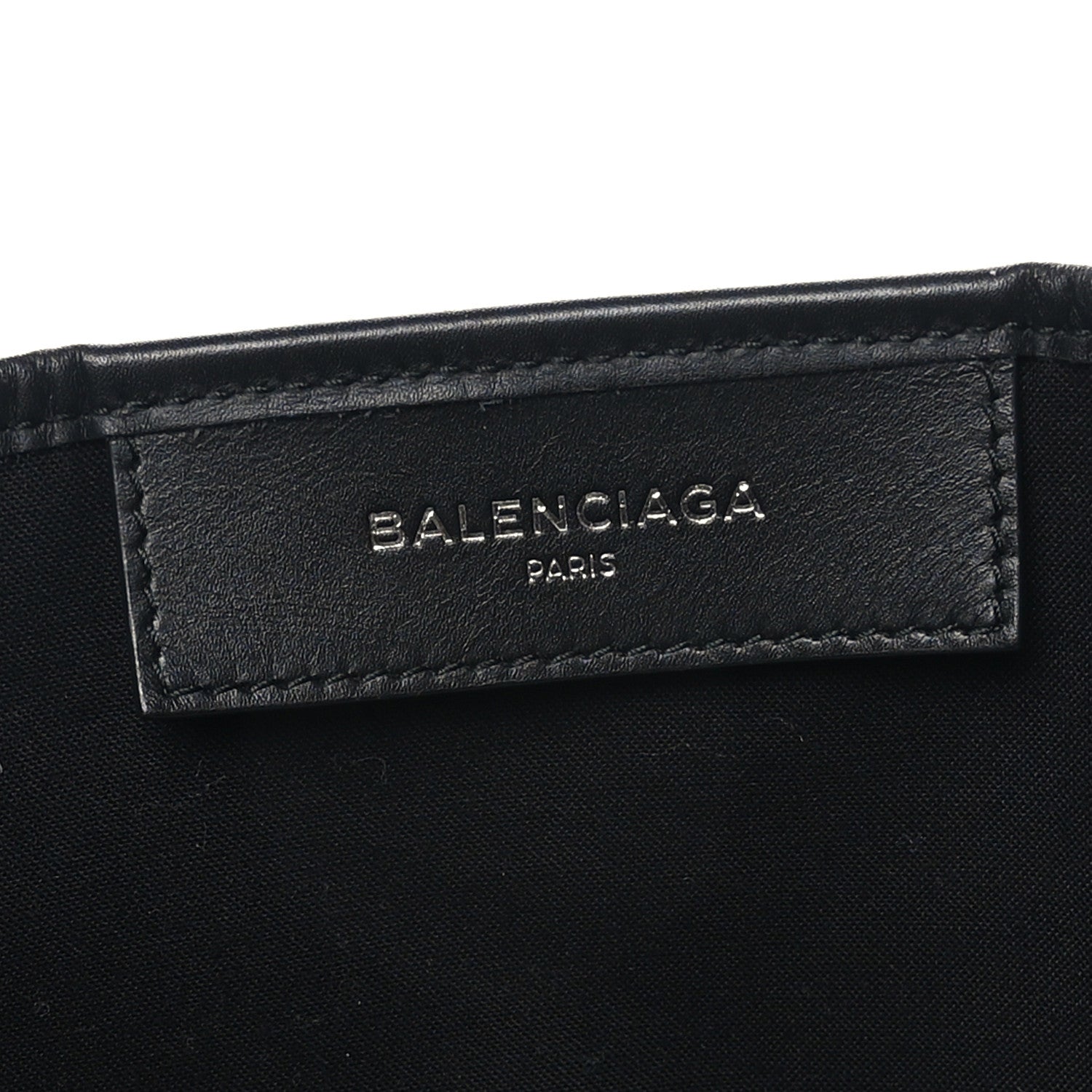 Balenciaga Canvas Striped M NavyCabas Black White 6 of 9