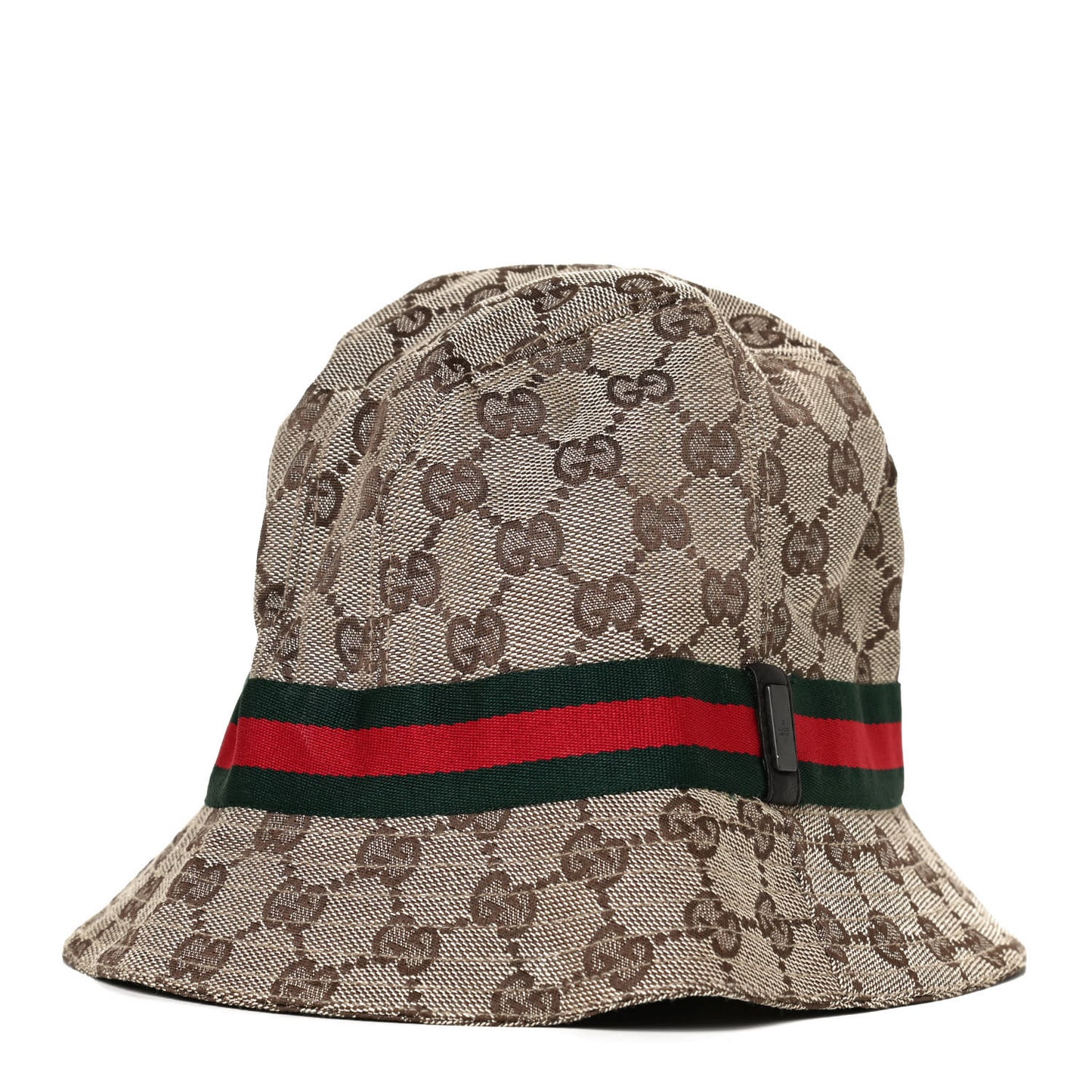 Monogram Web Bucket Hat L Brown