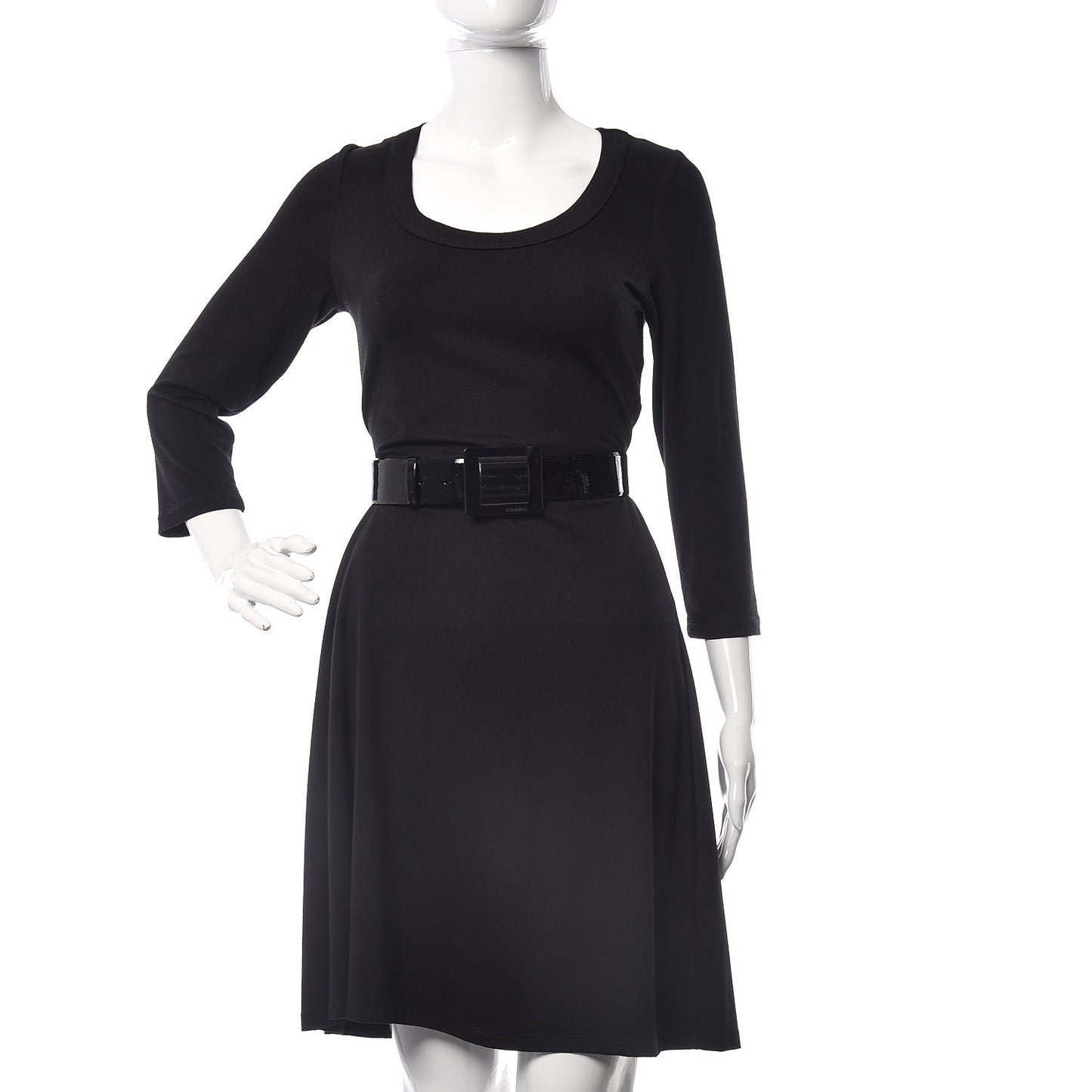 Patent Calfskin Belt 95 38 Black