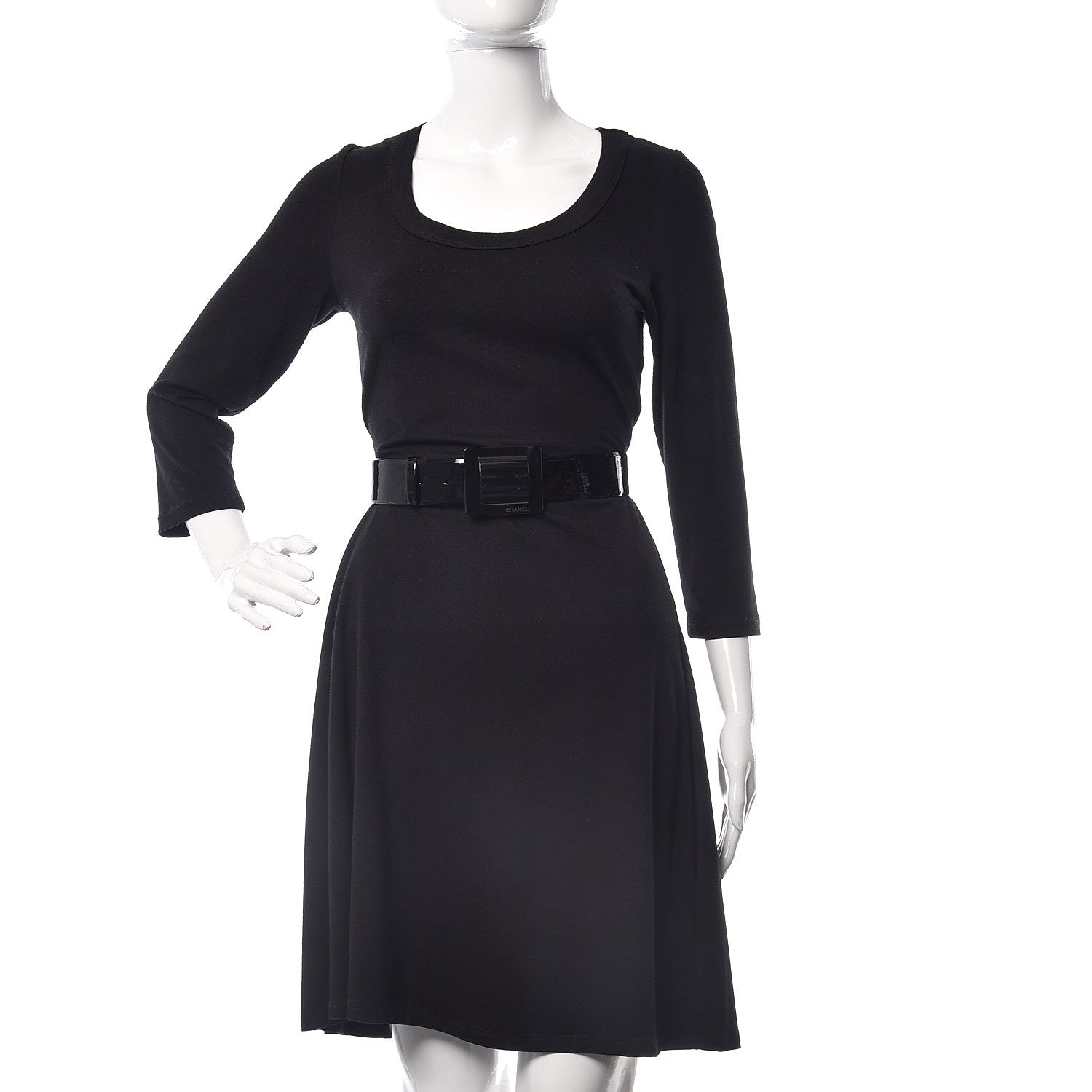 Chanel Patent Calfskin Belt 95 38 Black 2 of 9