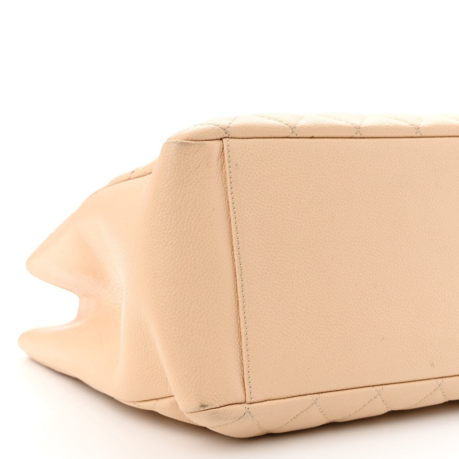 Chanel Caviar Quilted Grand Shopping Tote GST Beige Clair 9 of 14