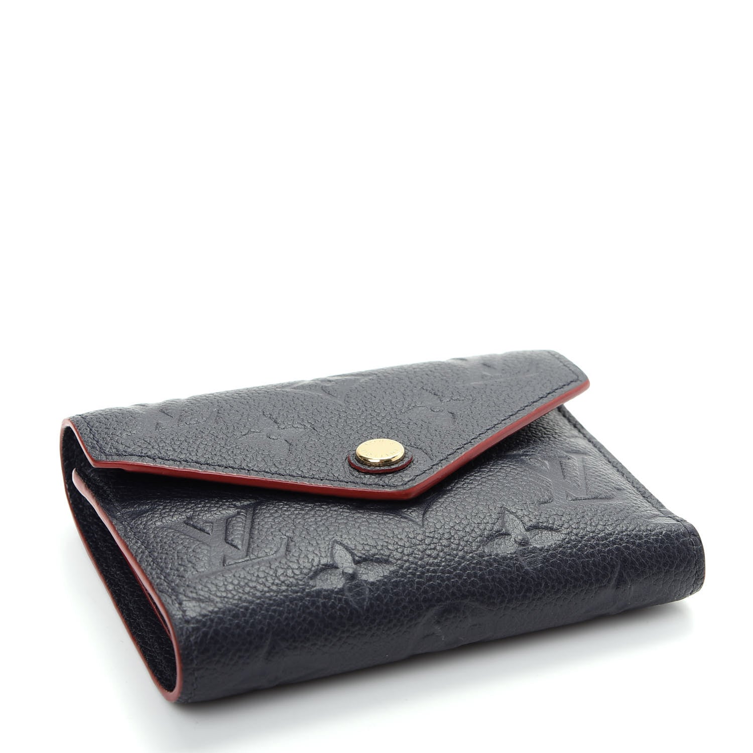 Louis Vuitton Empreinte Victorine Wallet Marine Rouge 4 of 9