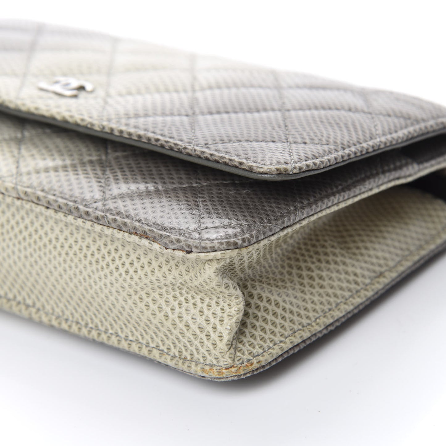 Lizard Ombre Wallet on Chain WOC Grey