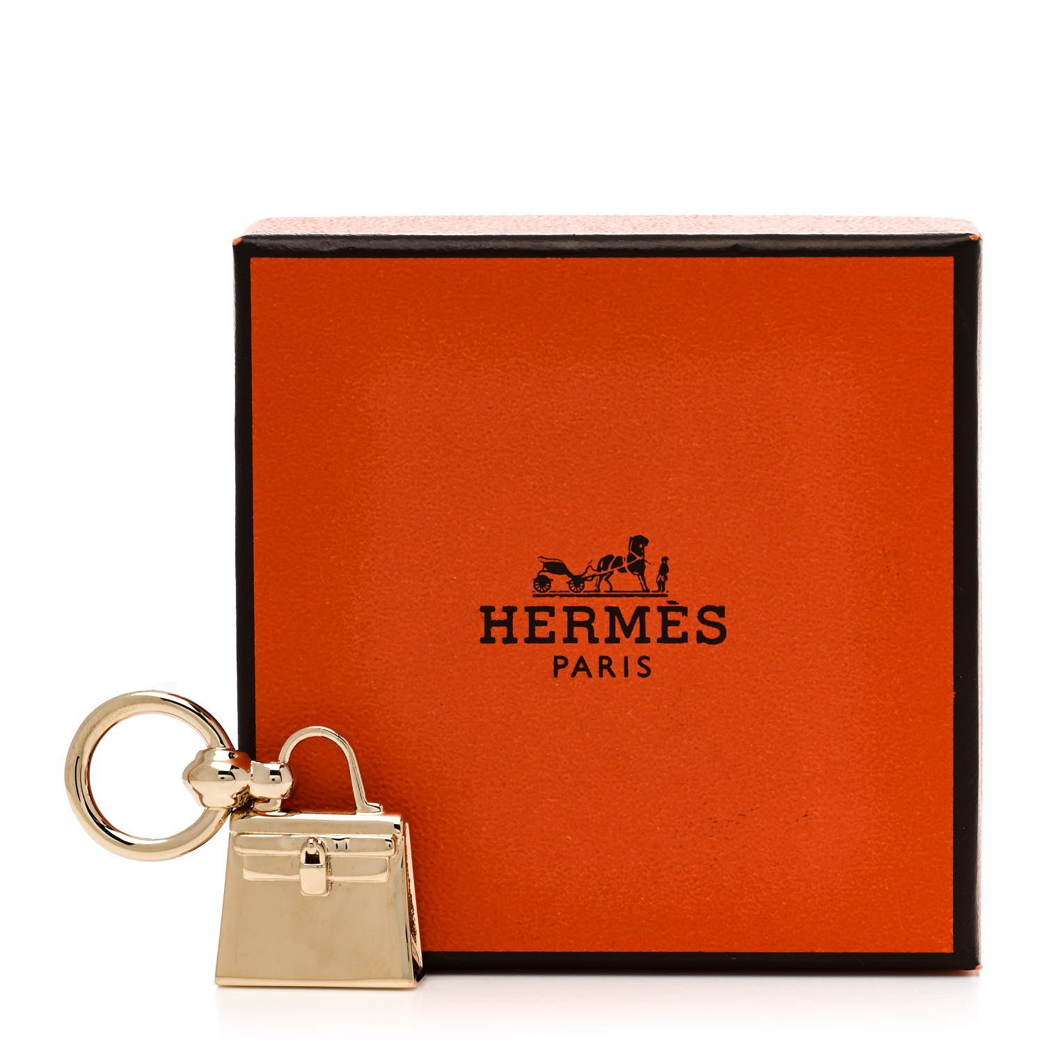 Hermes Permabrass Mini Kelly Twilly Ring 4 of 4