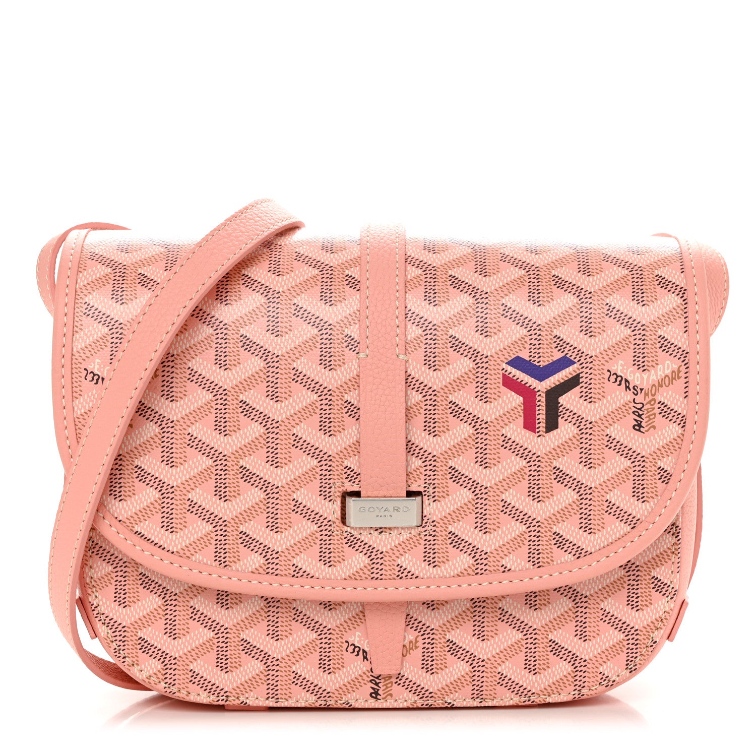Goyard Goyardine Belvedere II PM Messenger Bag Pink 1 of 9